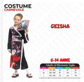 Costume Geisha 6-14 anni