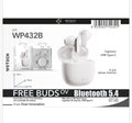 FREE BUDS Auricolari Bluetooth 5.4 Bianco