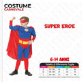 Costume SuperMan 6-14 anni