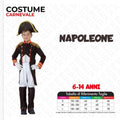 Costume Napoleone 6-14 anni