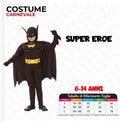 Costume BatMan 6-14 anni