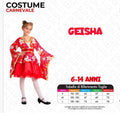 Costume Geisha 6-14 anni