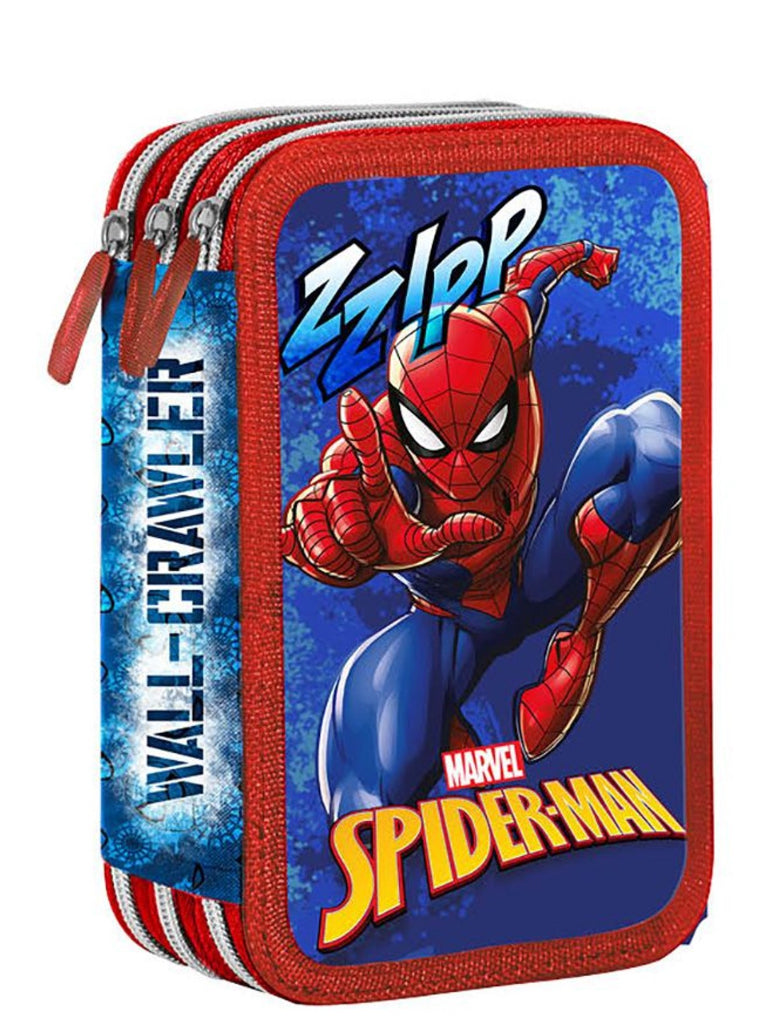 Astuccio Disney a 3 Scomparti completo di Pastelli e Pennarelli Giotto