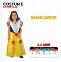 Costume Biancaneve 3-6 Anni