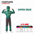 Costume Hulk 6-14 anni