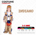 Costume Indiano 3-6Anni