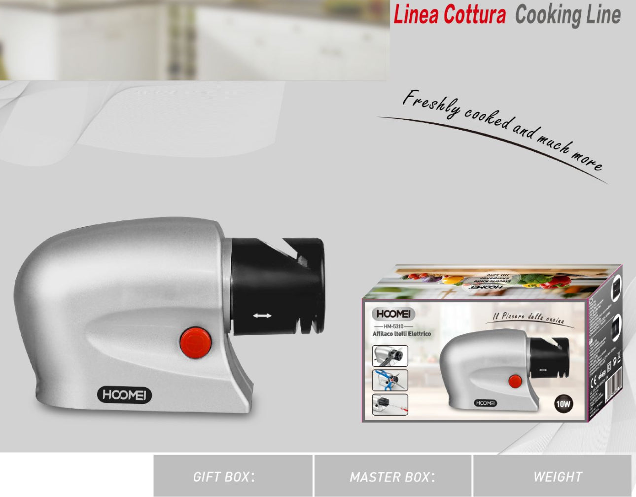 Affilacoltelli Elettrico 10W