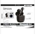 FREE BUDS Auricolari Bluetooth 5.4 Nero
