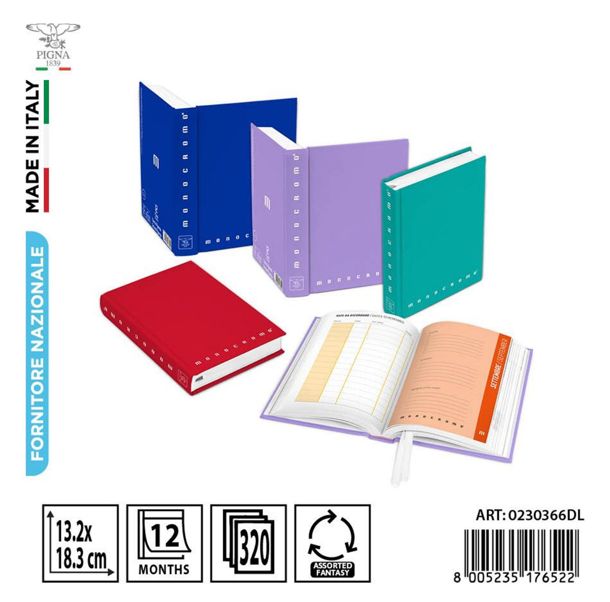 DIARIO - colori misti a scelta