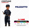 Costume Poliziotto 3-6Anni