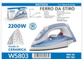 Ferro da Stiro 2200W fondo in ceramica