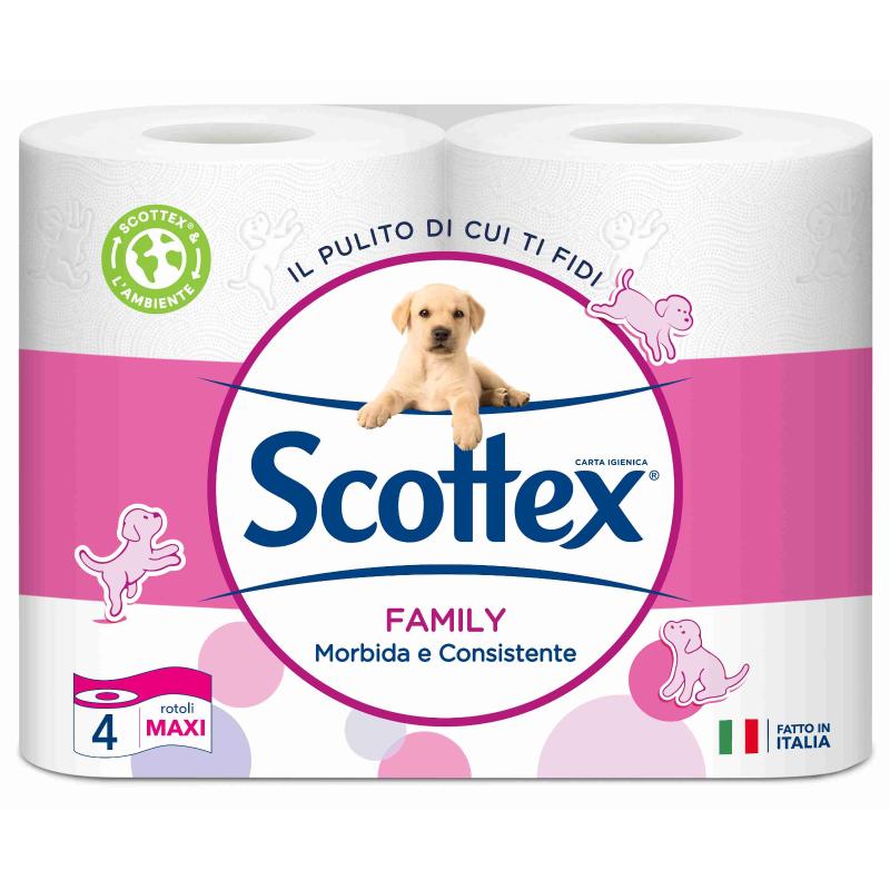 Scottex Carta igienica 4 rotoloni